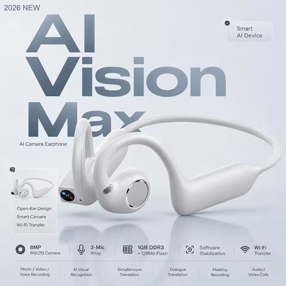Headphones - 새로운 이어훅 방식의 골전도 AI 카메라