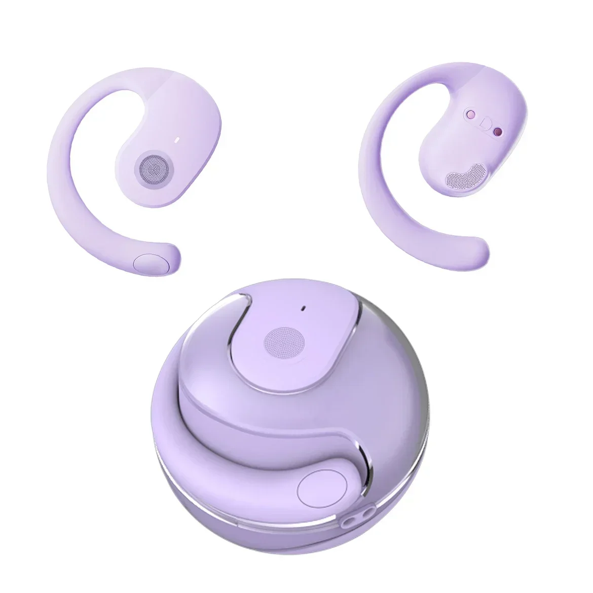 투명한 디자인의 TWS 블루투스 헤드셋, 디스플레이 기 - Headphones 리뷰 및 가격