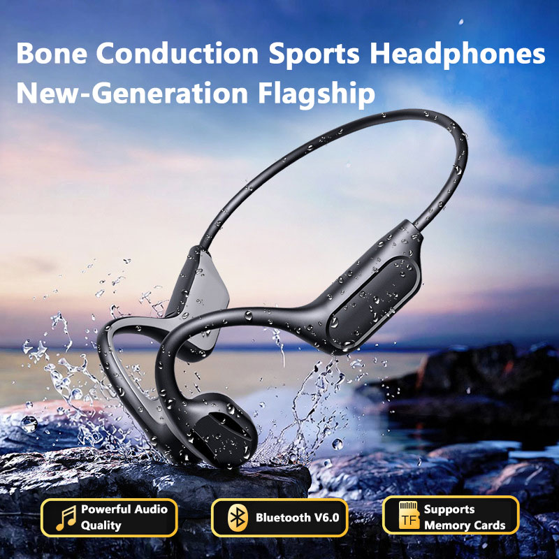 새로운 골전도 방식 스포츠 이어폰, 무선 블루투스 6. - Bone Conduction Running Headphones 리뷰 및 가격