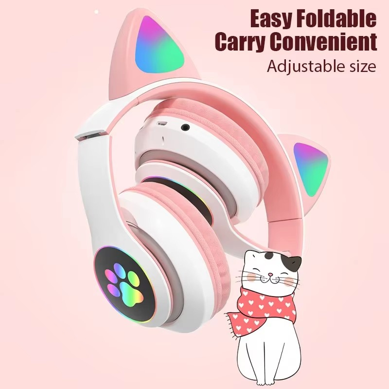 JST-28 무선 헤드폰 고양이 귀 블루투스 이어폰 스 - Anc Wireless Over Ear Headphones 리뷰 및 가격