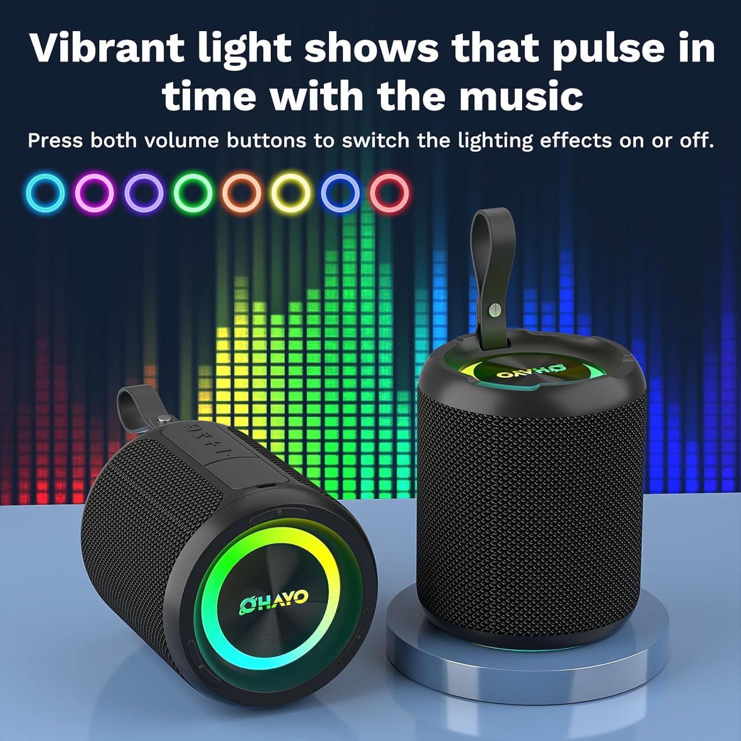 OHAYO 40W 무선 휴대용 블루투스 스피커, 조명  - Portable Bluetooth Speaker Waterproof Ipx7 리뷰 및 가격