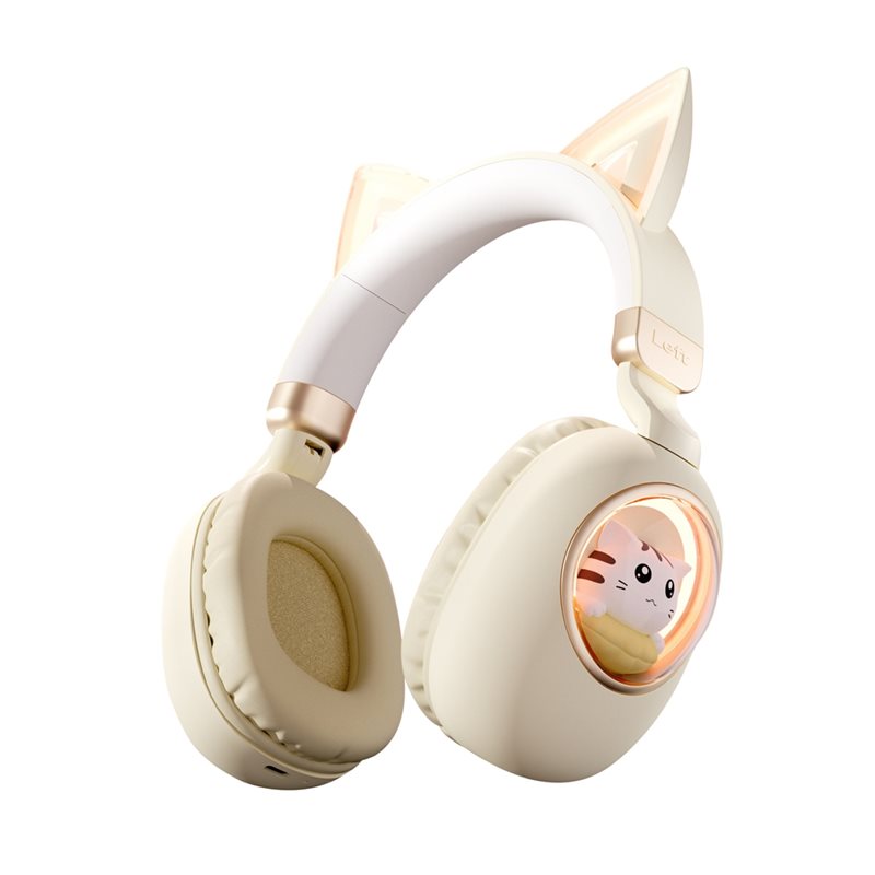 귀여운 고양이 귀 디자인이 적용된 접이식 블루투스 5. - Cat Ear Bluetooth Headset Led 리뷰 및 가격