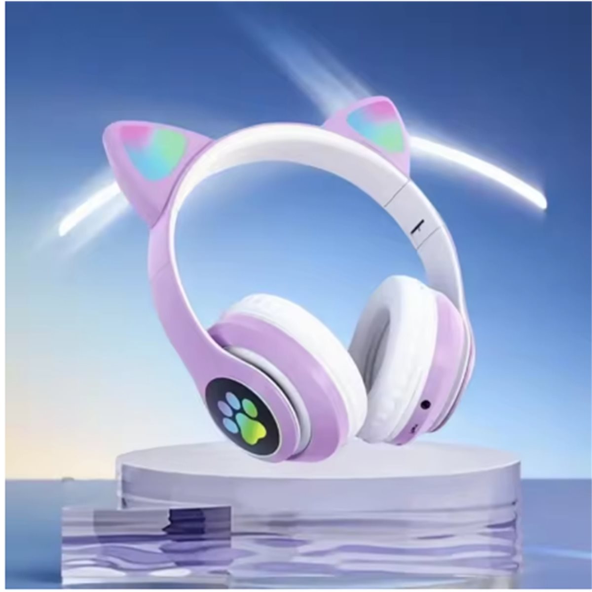 DT [세트] D1585 - 귀여운 고양이 귀 모양의  - Cat Ear Bluetooth Headset Led 리뷰 및 가격