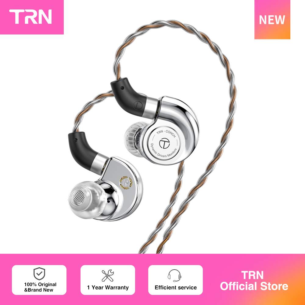 TRN 콘치 이어폰 럭키 백 고성능 DLC 다이아몬드  - Type C Wired Earphones With Mic 리뷰 및 가격