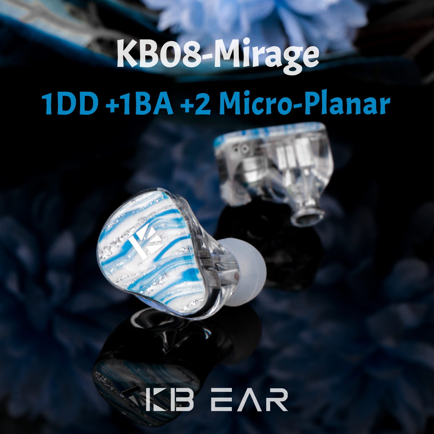KBEAR KB08 미라지 IEMS 인이어 이어폰 1  - Planar Magnetic Iem Earphones 리뷰 및 가격