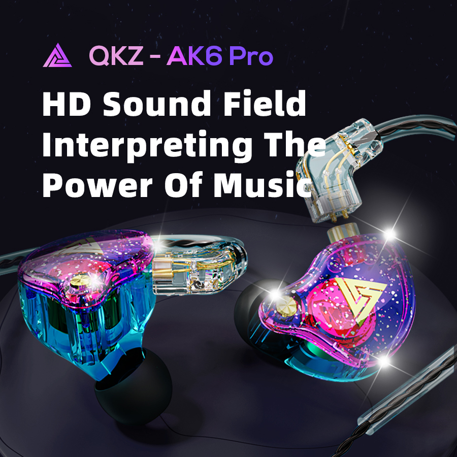 QKZ AK6 Pro 1DD 다이나믹 이어폰 HIFI  - In Ear Monitors For Singers 리뷰 및 가격