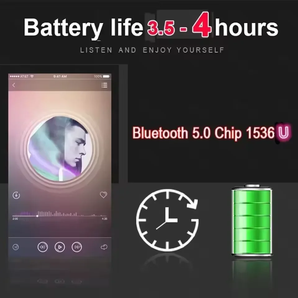 블루투스 5.3, 새로운 에어 포 5 무선 이어폰, 에 - Headphones 리뷰 및 가격