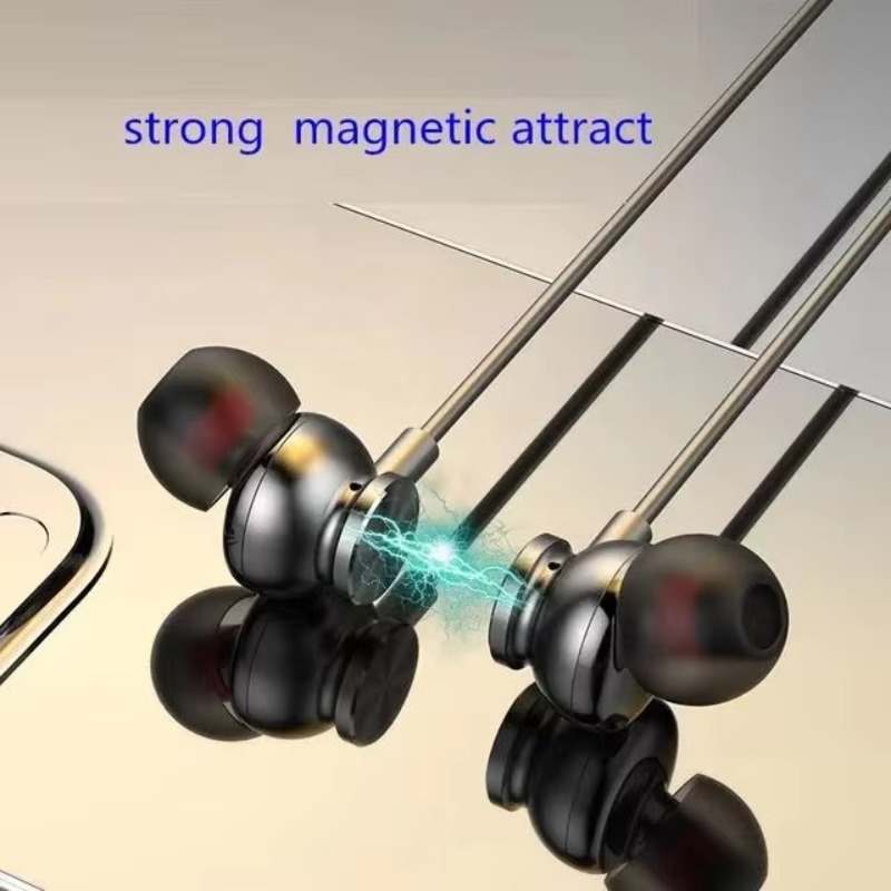 LED 배터리 디스플레이 타입-C 충전 포트 마그네틱  - Magnetic Neckband Sports Earphones 리뷰 및 가격
