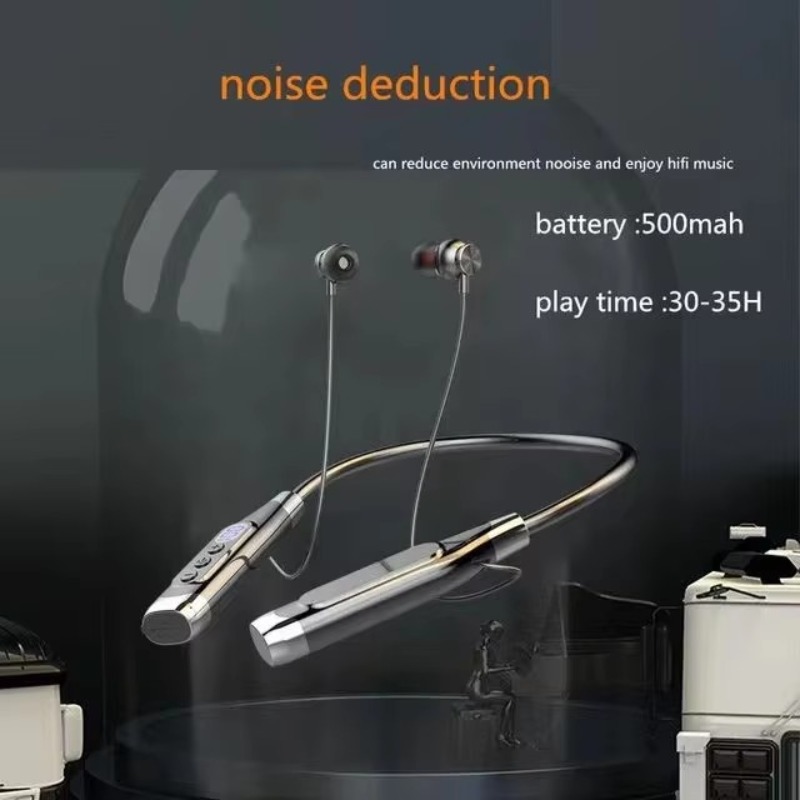 LED 배터리 디스플레이 타입-C 충전 포트 마그네틱  - Magnetic Neckband Sports Earphones 리뷰 및 가격